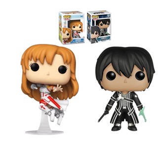 โมเดลฟิกเกอร์ Funko Pop Sword Art Online Kirito 82 Asuna 993 ของเล่นสําหรับเด็ก