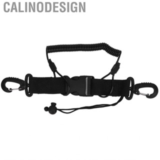 Calinodesign Diving Lanyard Nylon Spring Coiled   Lost With Buckle Tool New