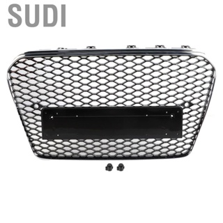 Sudi Black Front Bumper Grille Refit for RS Style Fits Audi A5/S5 B8.5 2012 2013 2014 2015 2016 Car Modification