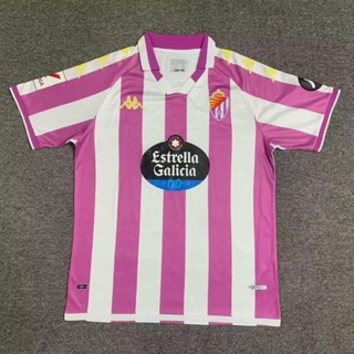 เสื้อกีฬาแขนสั้น ลายทีมชาติฟุตบอล Valladolid 23-24 ชุดเหย้า แห้งเร็ว ไซซ์ S-XXL สําหรับผู้ชาย