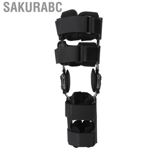 Sakurabc Adjustable Knee  Hinged Fixation Sponge Lining Orthosis Immobilizer Protector Support  Brace