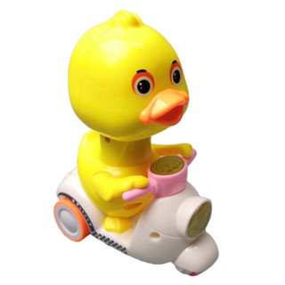 Tik Tok Little Yellow Duck Influencer ของเล่นกดเฉื่อย รถจักรยานยนต์ รถของเล่น เด็กผู้ชาย เด็กผู้หญิง HJQ7