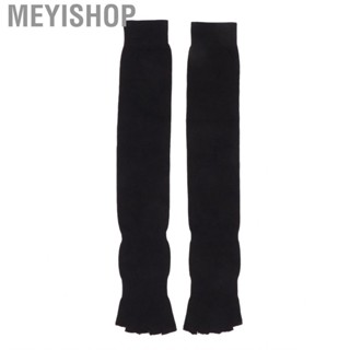 Meyishop 1 Pair Cotton Thermal Stockings Non Slip High Sole Half Toes