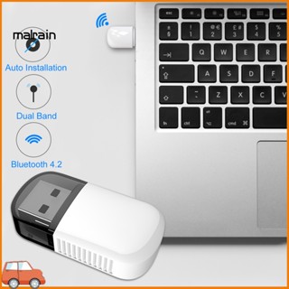 [Ma] อะแดปเตอร์การ์ดเครือข่ายไร้สาย USB Wifi ความเร็วสูง 600Mbps สําหรับคอมพิวเตอร์