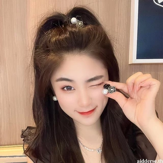 💌💌เวอร์ชั่นเกาหลี ย้อนยุค ดอกคามิเลีย เครื่องประดับผม ผู้หญิง หรูหรา เบา ขนาดเล็ก ระดับไฮเอนด์ ฉลาม คลิป -