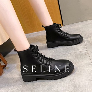 SELINE แฟชั่นรองเท้า บูท รองเท้าบูทยาว ไซส์ใหญ่ รองเท้า boots เฉพาะ ทนทาน หรู แบบ พก พา FMT2390QM637Z230911