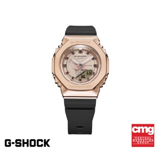 CASIO นาฬิกาข้อมือผู้หญิง G-SHOCK MID-TIER รุ่น GM-S2100PG-1A4DR วัสดุเรซิ่น สีพิงค์โกลด์