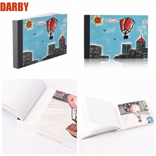 Darby หนังสือพลิกมือ ซ่อนแหวน สร้อยคอ โรแมนติก สารภาพการ์ตูน หนังสือพลิกกล่องเครื่องประดับ เทรนด์สร้างสรรค์ DIY ของขวัญ หนังสือพลิก ชุดวันวาเลนไทน์