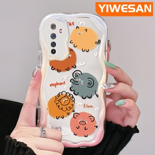 เคสโทรศัพท์มือถือ ซิลิโคนใส กันกระแทก ลายการ์ตูนสวนสัตว์น่ารัก สีสันสดใส สําหรับ Realme 6 Pro 6s Narzo