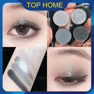 HOLDLIVE Lovely Planet Fourcolor Eye Shadow Palette Matte Cement สีดำรมควันสี Earth สีฟ้าสีเทาสินค้าใหม่อายแชโดว์กันน้ำ Palette ความงามเครื่องสำอาง ว้าว ~ ราคาต่ำสุด