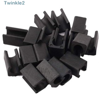 Twinkle ขาเก้าอี้พลาสติก รูปตัว U โลหะ 12 มม. สีดํา 50 ชิ้น