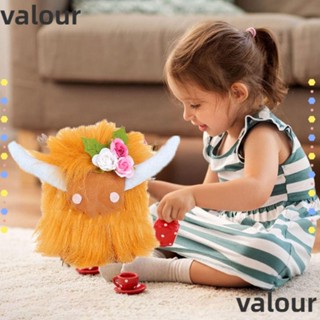 Valour Highland ตุ๊กตาวัวน่ารัก ของเล่น ของขวัญ สําหรับตกแต่งบ้าน ห้อง