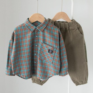 เสื้อเชิ้ตแขนยาวลําลอง สีขาว แฟชั่นทันสมัย สําหรับเด็กผู้ชาย