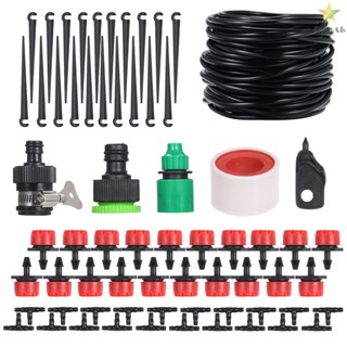 DIY Saving Water Micro Drip Irrigation System Garden Greenhouse Spray Self Watering Kits