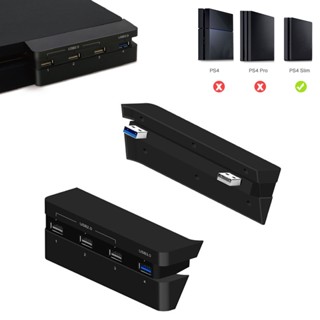 อะแดปเตอร์ฮับ USB 3.0 พร้อมไฟแสดงสถานะ LED 4 พอร์ต USB สําหรับ Playstation 4 Slim