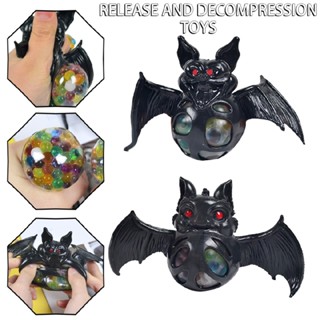 Halloween Squishy Bat Squeeze Ball Fidget Toys for Kids Boys Girls Stress Relief