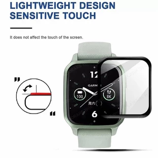 ฟิล์มกันรอยหน้าจอ HD ขอบสีดํา สําหรับ Garmin Venu SQ 2 Plus 2S