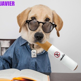 Javier ของเล่นตุ๊กตาสุนัขจําลอง ควันบุหรี่ แบบนิ่ม กันกัด สร้างสรรค์