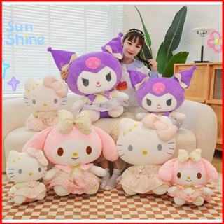 SANRIO Ere1 ตุ๊กตาซานริโอ้ แพลตตินัม คุโรมิ เมโลดี้ เฮลโลคิตตี้ ขนาด 50 ซม. ของขวัญ สําหรับเด็กผู้หญิง ตกแต่งบ้าน