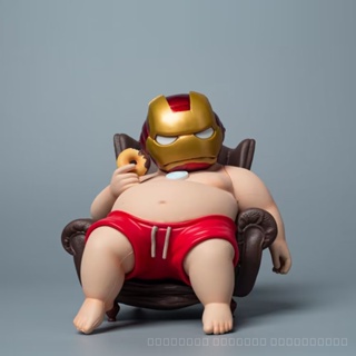 พร้อมส่ง ตุ๊กตาฟิกเกอร์ Alliance GK Fatty Otaku Iron Man Eyes เรืองแสงได้ ส่งภายใน 48 ชั่วโมง NZHR