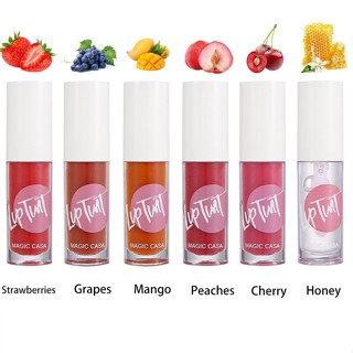 Spot second hair# MAGIC CASA Fruit Lip Oil lip oil lipstick moisturizing transparent doodle lip gloss glass lip cross-border 8.cc