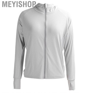 Meyishop Hooded Cooling Shirt Cool Classical All Match Sun Coat Perspiration Breathable UV Protection for Hiking Women