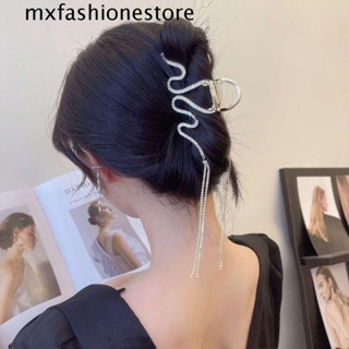 Mxfashione กิ๊บติดผม โลหะผสม ประดับพู่ พลอยเทียม แฟชั่นฤดูร้อน สําหรับผู้หญิง