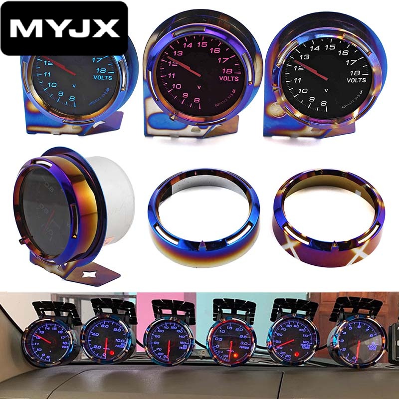 【MYJK】ฝาครอบมิเตอร์ ไทเทเนียม DEFI A1 Cf BF 60 มม.