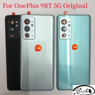 ฝาครอบแบตเตอรี่ด้านหลัง พร้อมเลนส์กล้อง สําหรับ OnePlus 9RT 5G OnePlus 1+ 9 RT