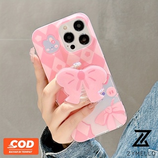 เคสโทรศัพท์มือถือ ซิลิโคน ลายกระต่ายน่ารัก สีชมพู สําหรับ Infinix Hot 30i SPARK GO 2023 Smart 7 Smart 5 Smart 6 Hot 9 Play Hot 10 Play Hot 11 Play Hot 12 Play Hot 30 Play Hot 20