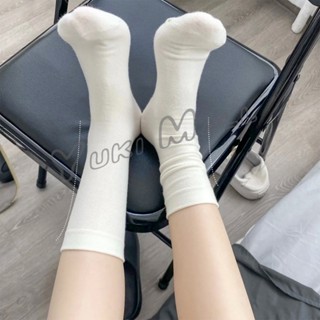 Yuki ถุงเท้าผ้าฝ้าย ใส่เล่นกีฬา  ผ้ายืดหยุ่น สบาย ระบายอากาศ Women socks