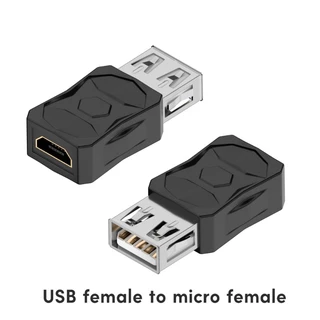 【CH*】อะแดปเตอร์แปลง Usb เป็น Micro USB Mini USB สองทาง รองรับการชาร์จซิงค์ข้อมูล
