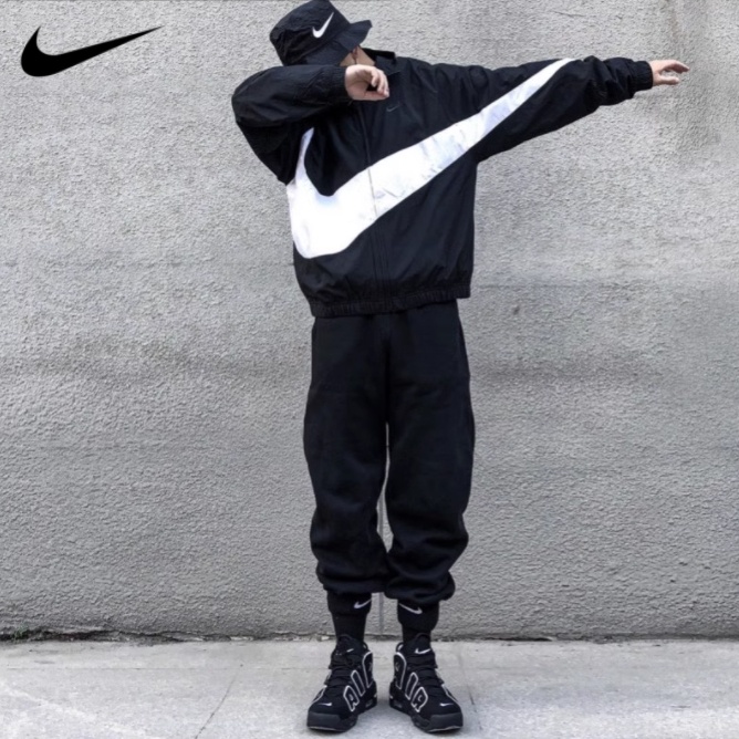 【พร้อมส่ง】ของแท้ 100% NIKE Big SWOOSH เสื้อแจ็กเก็ต เสื้อกีฬา กันลม น้ําหนักเบา หลากสี สําหรับผู้ชาย AR3133