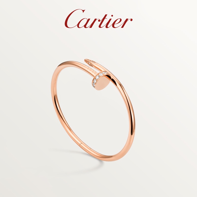 [พร้อมส่ง] Cartier Cartier Juste un Clou Series สร้อยข้อมือ ประดับเพชร สีโรสโกลด์ สีขาว สีทอง พร้อมกล่อง