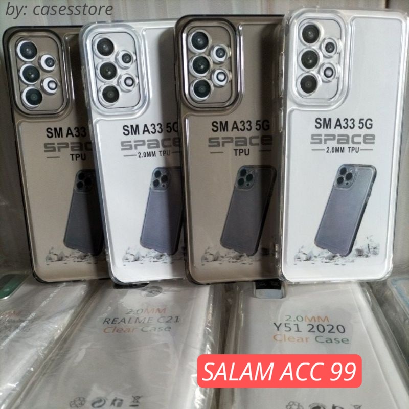 เคสนิ่ม Clear Space Bening Samsung A33-5G ตัวป้องกันกล้อง