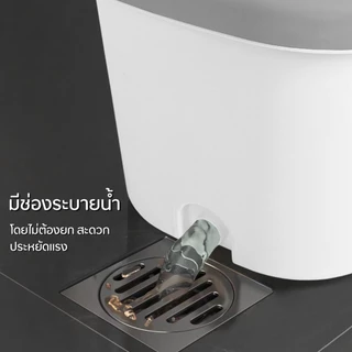 Mop ไม้ถูพื้นปั่น spin mop ชุดถังปั่น ไม้ม๊อบถูพื้น