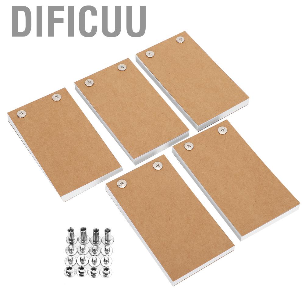 Blank Flip Book Kit with 300Sheets Animation Paper Flipbook Binding Screws  for LED Tracing Light Pad