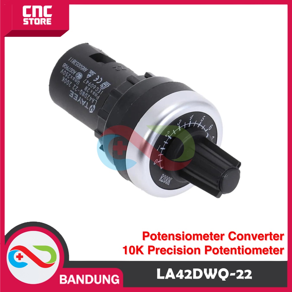 LA42DWQ-22 10K PRECISION POCENTIOMETER 22MM POTENSIOMETER CONVERTER