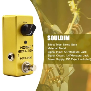 SoulDiM มินิกีตาร์ไฟฟ้า Overdrive/Booster/Delay/Pramp/Reverb/ลดเสียงรบกวน/Analog DELAY Effect Pedal