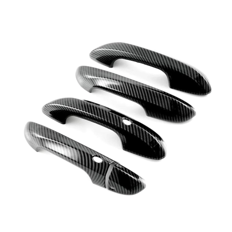 Yo 4 ชิ้น Anti-สกปรกกันน้ําคาร์บอนไฟเบอร์ซ้ายขวามือจับประตูสําหรับ MGMulan