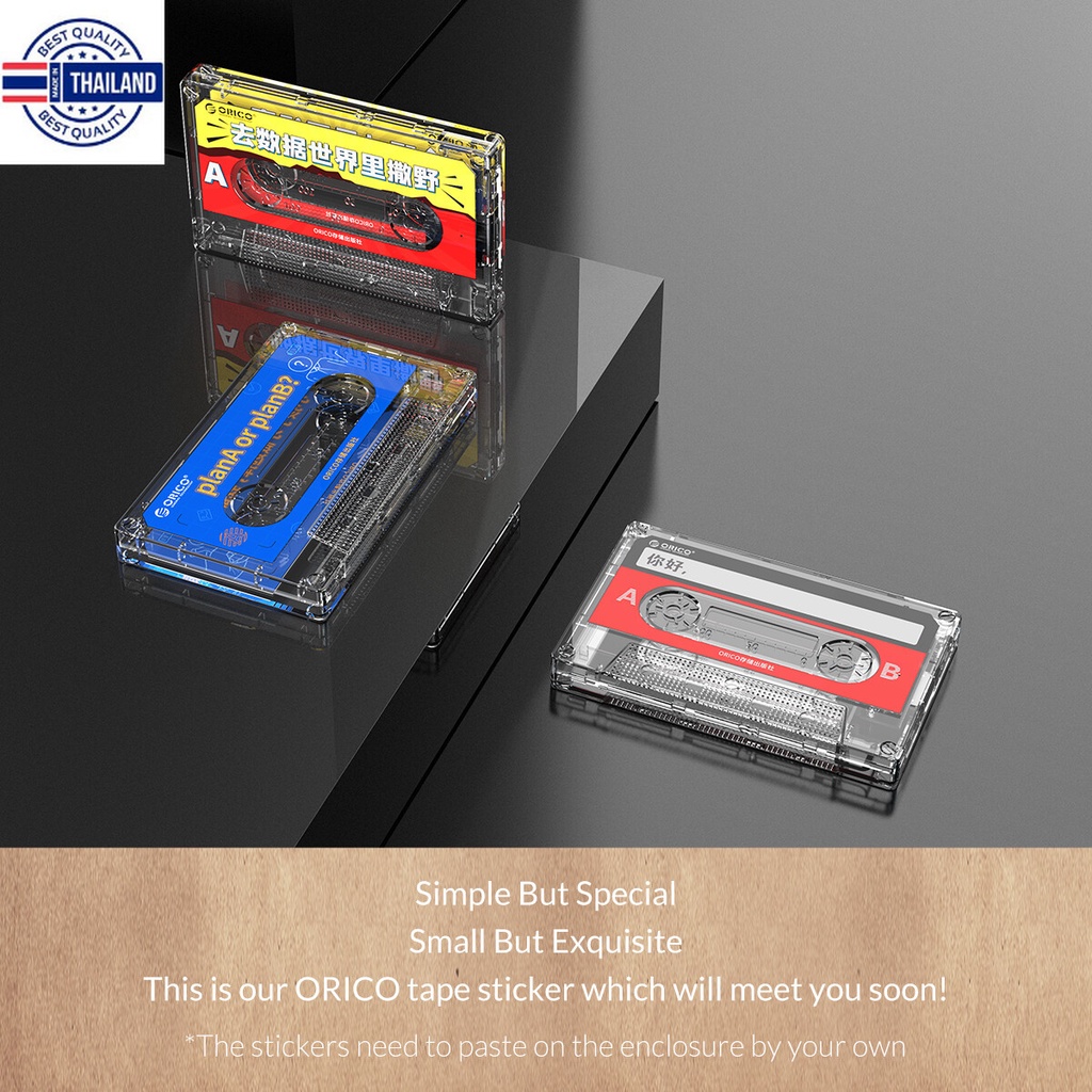 ORICO กล่องใส่ HDD แใส Hard disk SSD 2.5 นิ้ว USB 3.0 Hard Drive Enclosure 2580U3