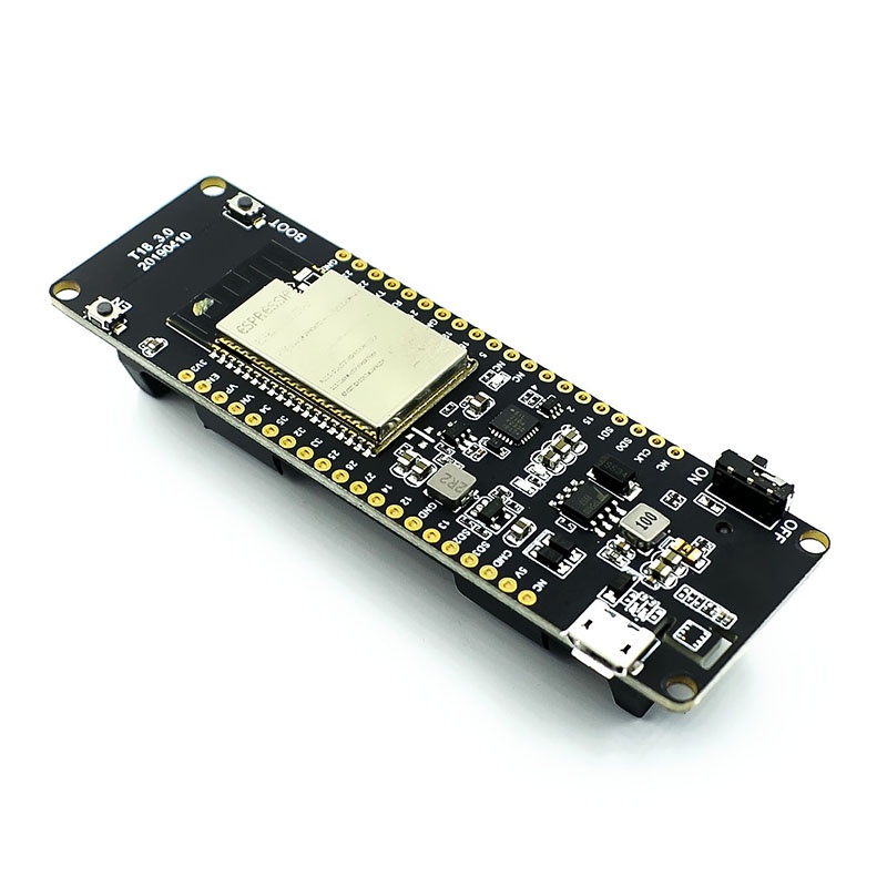 Ttgo T-Energy T18- โมดูลบอร์ดพัฒนาแบตเตอรี่ WiFi และบลูทูธ 18650 ESP32 WROVER