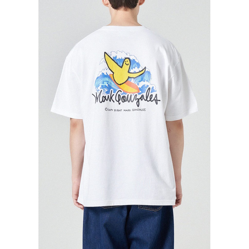 ดีมาก เสื้อยืดใหม่ALAND เสื้อ MARK GONZALES รุ่น SURFING ANGEL SHORT SLEEVE T-SHIRTS-3XL
