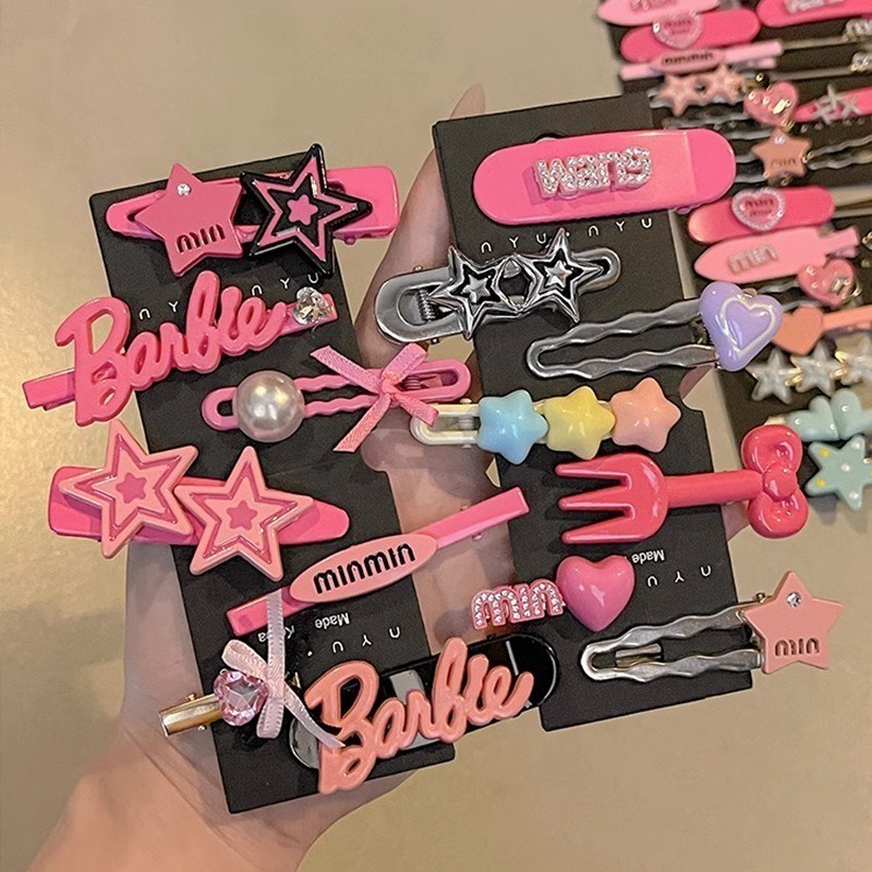 แฟชั่นเกาหลี 10 ชิ้น กิ๊บติดผม ผู้หญิง ใหม่ Y2k นาที อารมณ์สวยงาม พลอยเทียม ดาว โลหะ กิ๊บหน้าม้า ด้านข้าง เครื่องประดับผม - รูปที่ 3