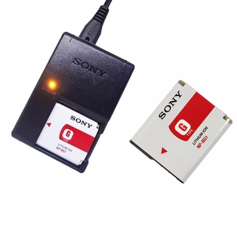 แบตเตอรี่กล้อง พร้อมที่ชาร์จ สําหรับ Sony NP-BG1 HX7 HX9 HX10 HX30 HX5 W50 W60W70 FG1