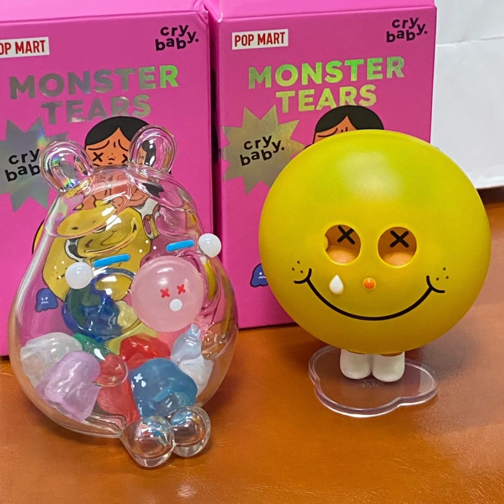 Popmart crybaby Monster กล่องสุ่ม สําหรับใส่จัดเก็บของ