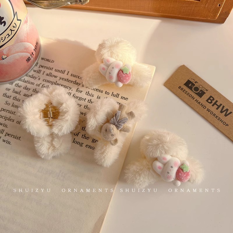 กิ๊บติดผม รูปกระต่ายน่ารัก ขนาดเล็ก เหมาะกับฤดูใบไม้ร่วง และฤดูหนาว สําหรับเด็กผู้หญิง - รูปที่ 4