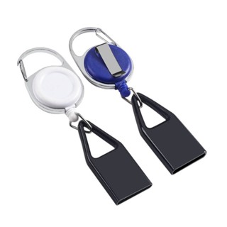 พวงกุญแจไฟแช็กแบบยืดหด พร้อมที่วางและฝาครอบในตัว