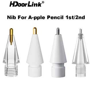 Hdoolink ปลายดินสอโลหะ แบบเปลี่ยน สําหรับ A/pple Pencil Tip Nib for A/pple Pencil 1st 2nd Generation 1 2th