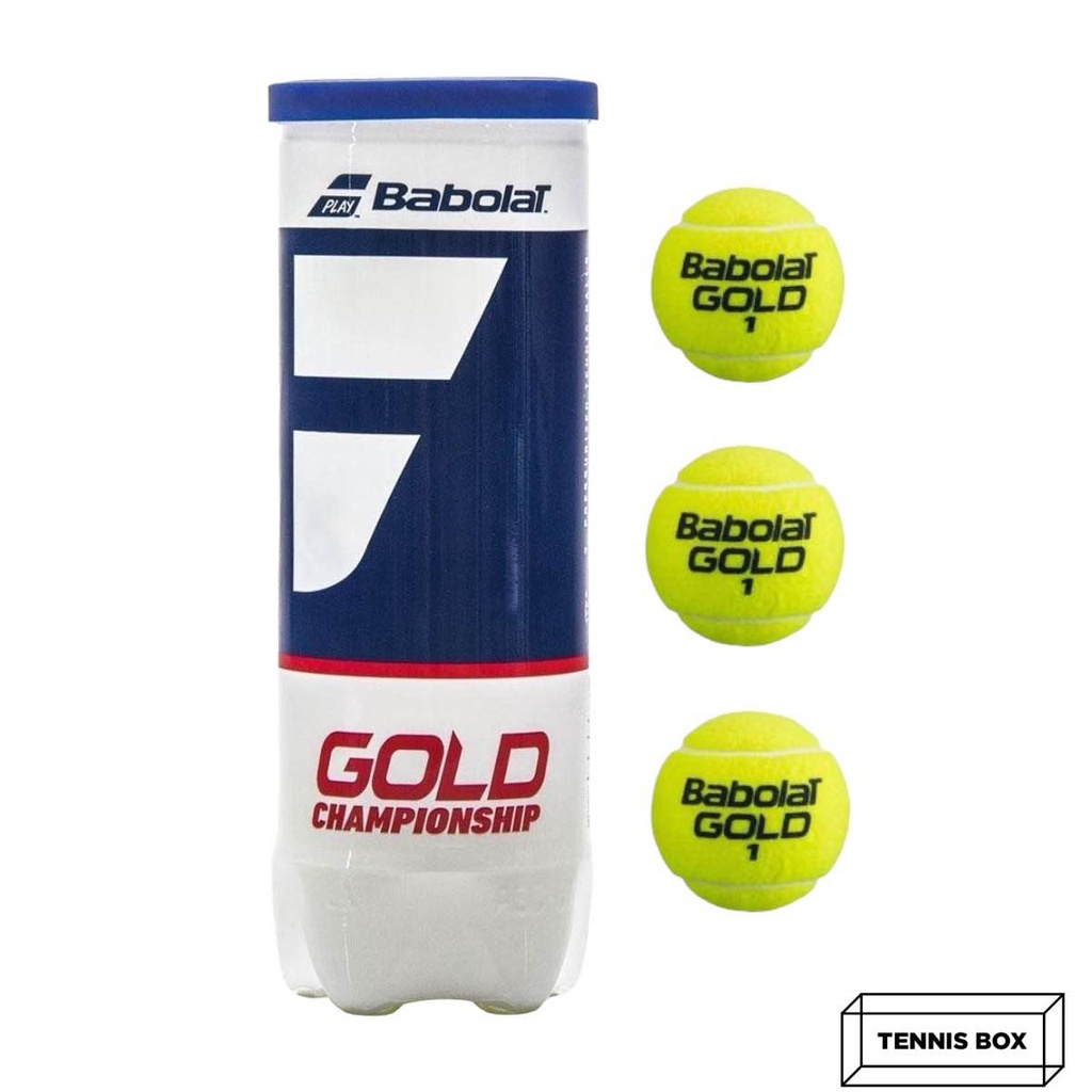 ลูกเทนนิส Babolat Gold Championship 3ลูก/หลอด ของแท้ ส่งไว tennis ball